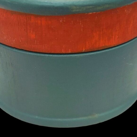 Vintage‎ Hand-Painted Tole Wooden Tri ket Box - Picture 7 of 12